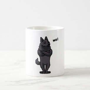 Stubborn Schipperke Hund lustig Kaffemugg