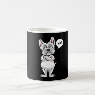 Stubborn Westie hund roligt Kaffemugg
