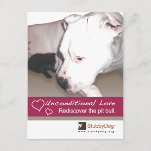 StubbyDog Valentine #3 Helg Vykort
