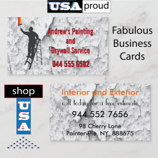Stucco Painting Service 🛠️ Handyman Home Reparati Visitkort
