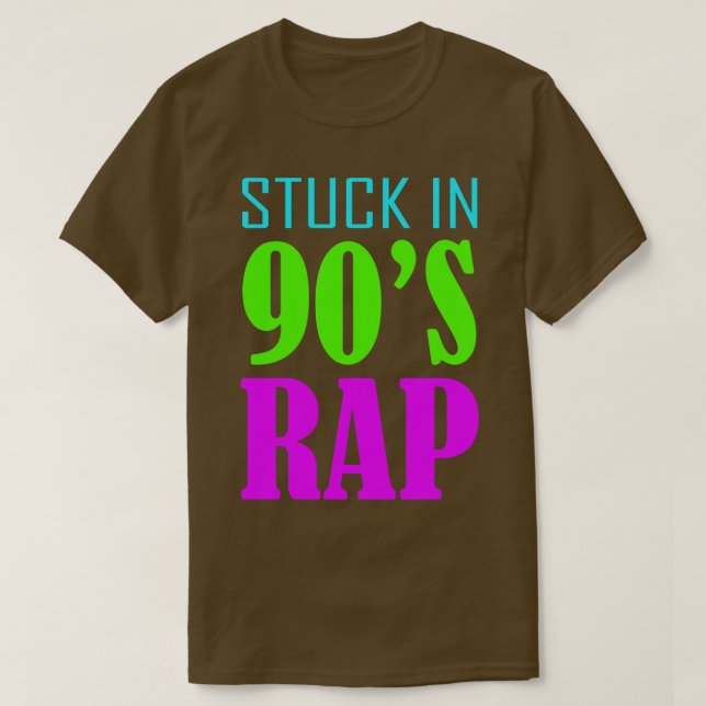 Stuck i 90s Rap T Shirt (Design framsida)