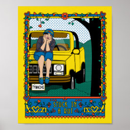 Stuck i en Rut_B_8x10-Poster Poster