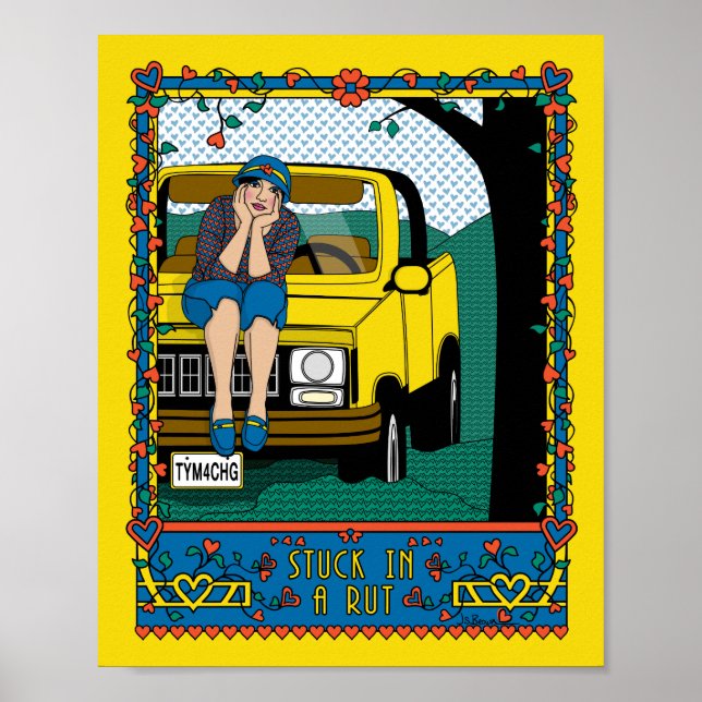 Stuck i en Rut_B_8x10-Poster Poster (Framsidan)