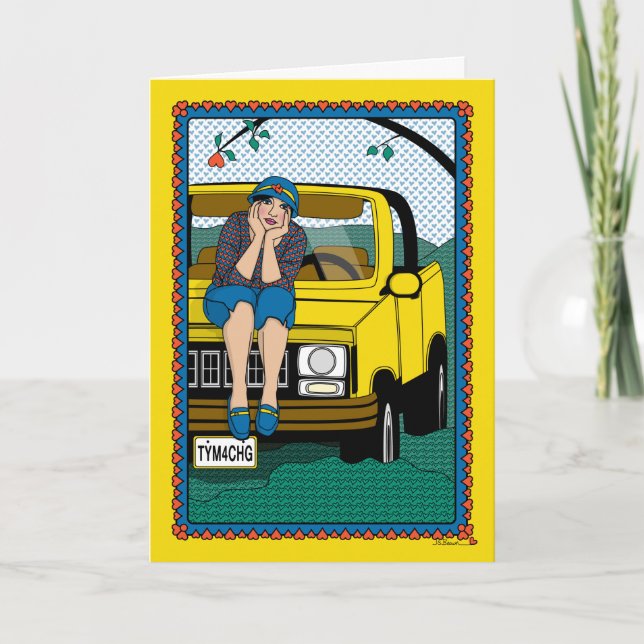 Stuck i en Rut_B_Hälsning Kort (Framsida)