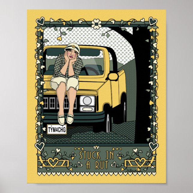 Stuck i en Rut_C_8x10-Poster Poster (Framsidan)