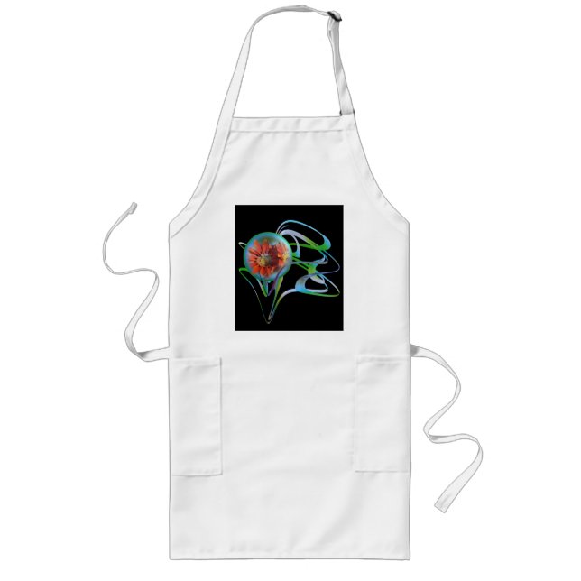 Stuck i Mitten Apron Långt Förkläde (Framsidan)