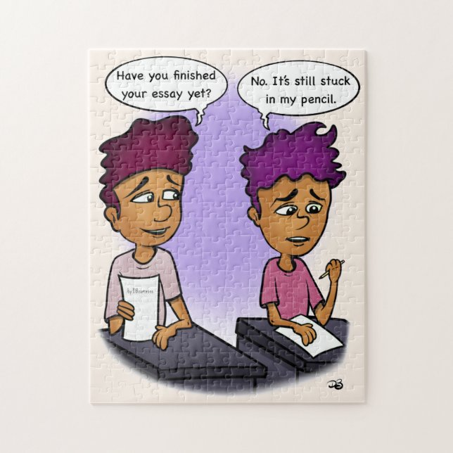 Stuck i Pencil Puzzle Pussel (Vertikal)