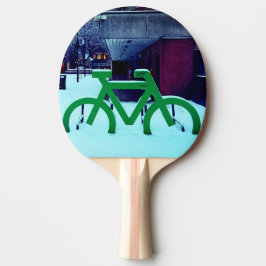 Stuck i snö pingisracket