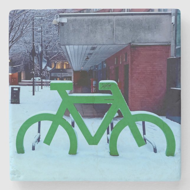 Stuck i snö stenunderlägg (Framsidan)