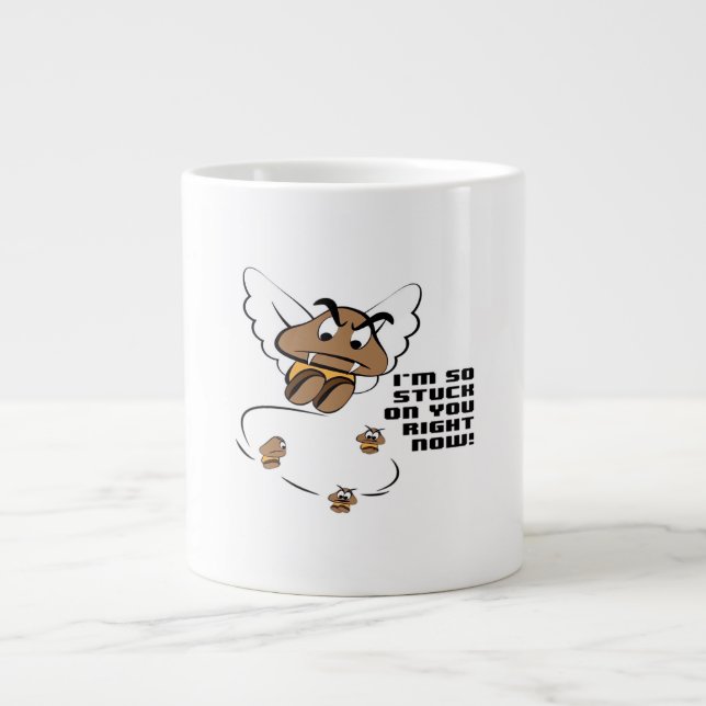 Stuck On You Clean Minimal Style  Jumbo Mugg (Framsidan)