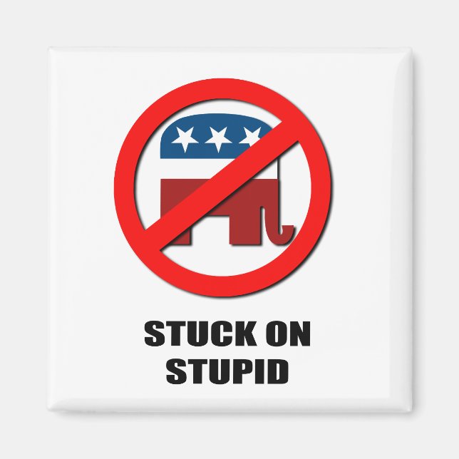 Stuck på Stupid Magnet (Framsidan)