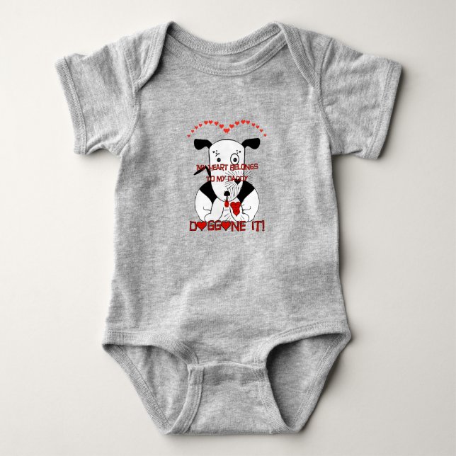 Stuck på U Doggo! Tee Shirt (Framsida)