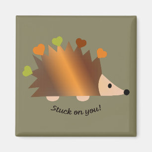Stuck på You Hedgehog och Hearts Magnet
