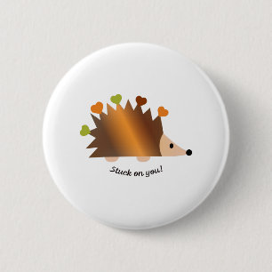 Stuck på You Hedgehogs och Hearts Knapp