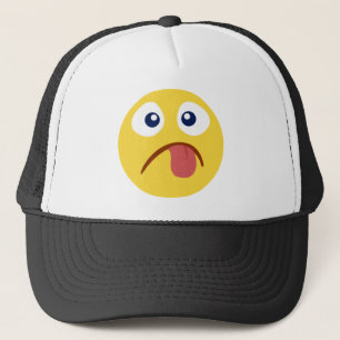 Stuck ut Tunga Emoji Keps