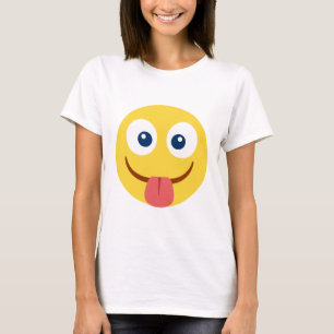 Stuck ut Tunga Emoji T Shirt