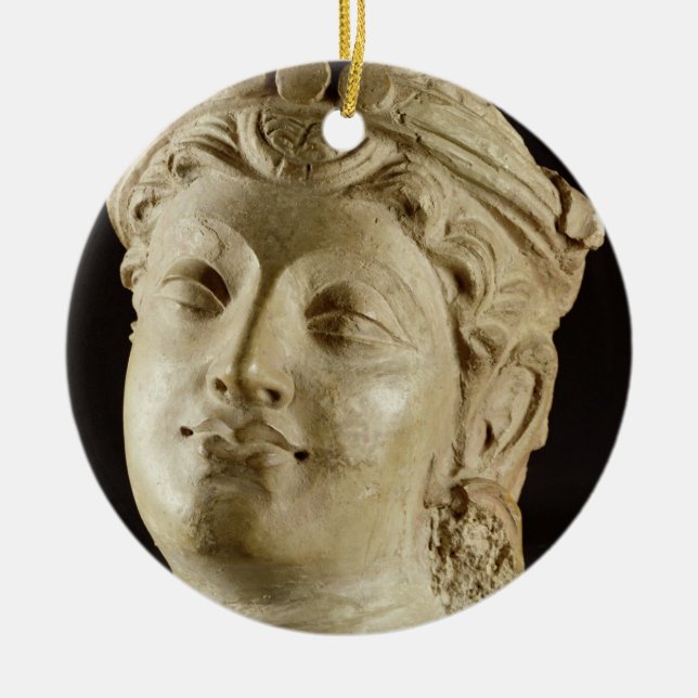 Stuckaturhuvud, Gandhara, 4th århundradeANNONS Julgransprydnad Keramik (Framsidan)