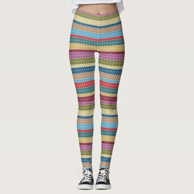 Stucken damasker leggings (Framsida)