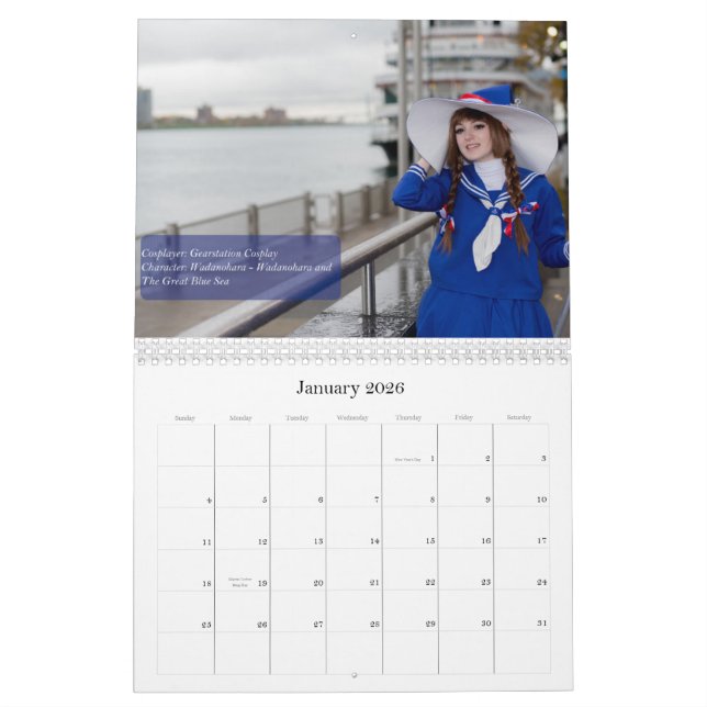 Stuckey massmediaCosplay kalender 2015 (Jan 2026)