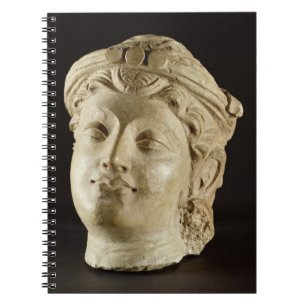 Stuckhuvud, Gandhara, 400-talet e.Kr. Anteckningsbok Med Spiral