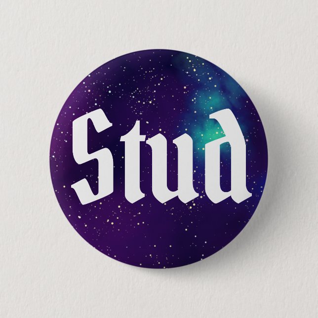Stud Anpassade Galaxy Identity Knapp (Framsida)