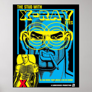 Stud med X-Ray Ögon Poster