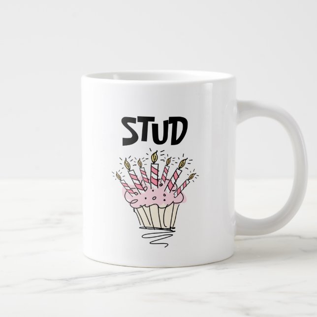 Stud Muffin Birthday Gift Jumbo Mugg (Höger)