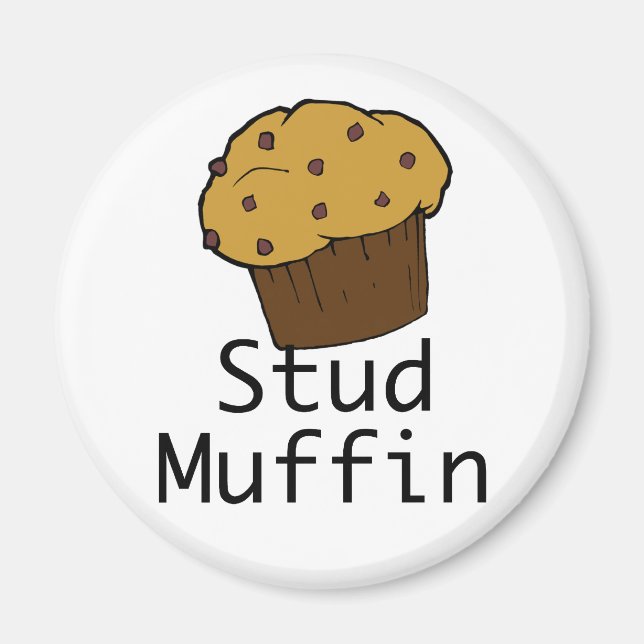 Stud Muffin Boy Magnet (Framsidan)