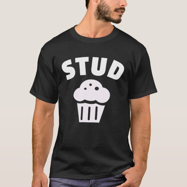 Stud Muffin Cute för manar eller Boys T Shirt (Framsida)