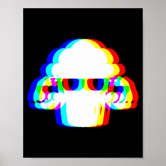 Stud Muffin Funny Muffin Varwave Edm Cyber Glitch  Poster (Framsidan)