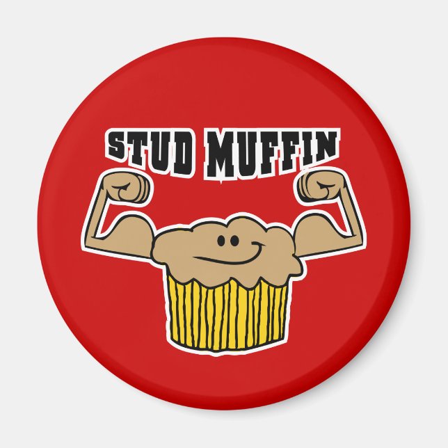 Stud Muffin Magnet (Framsidan)