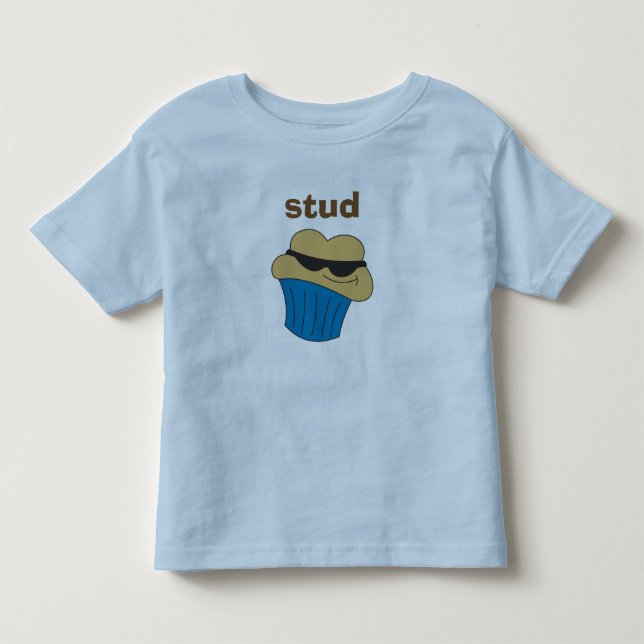 Stud Muffin Personlig Småbarn T-Shirt (Framsida)