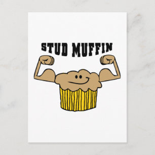Stud Muffin Vykort