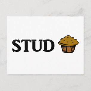 Stud muffin vykort