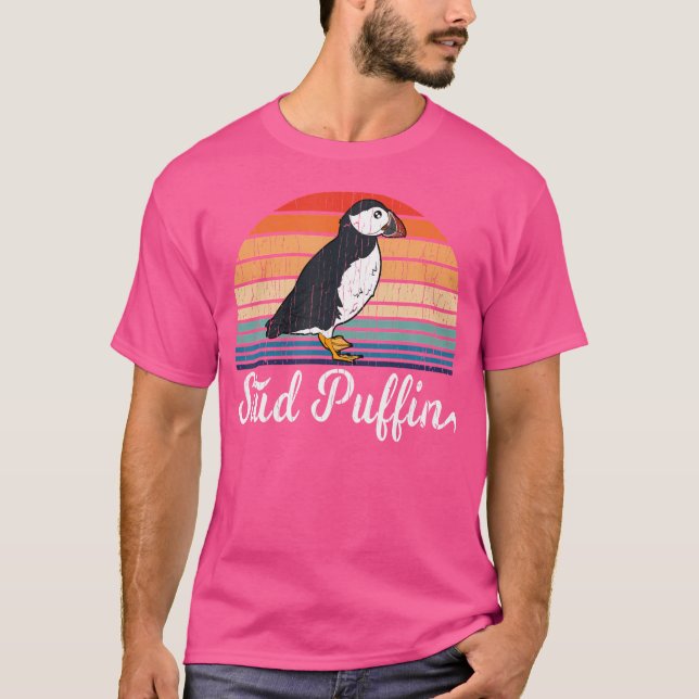 Stud Puffin Funny Djur älskare T Shirt (Framsida)
