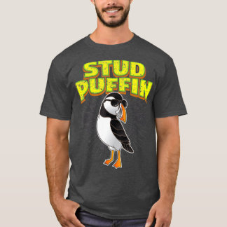 Stud Puffin Funny Seabird Stud Muffin Bird T Shirt