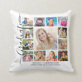 Student 13 Photo Collage Script Keepsaké Kudde