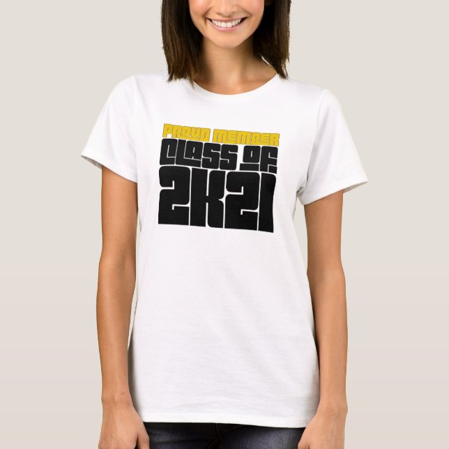 Student 2021: Klass 2 K21: Prodmedlem T Shirt (Framsida)