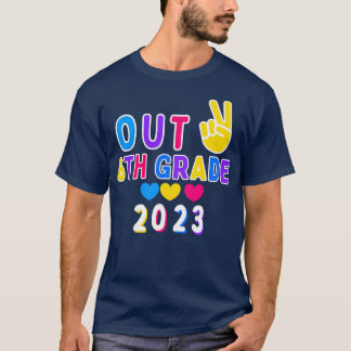Student 2023 6e Klass klass av 2023 Studenten D T Shirt