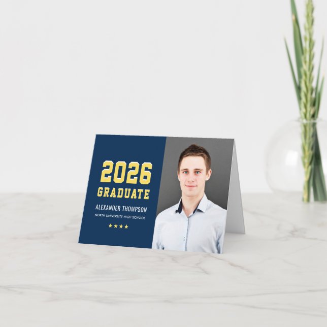 Student 2023-Anpassningsbarna i Gulten Studenten Tack Kort (Framsida)