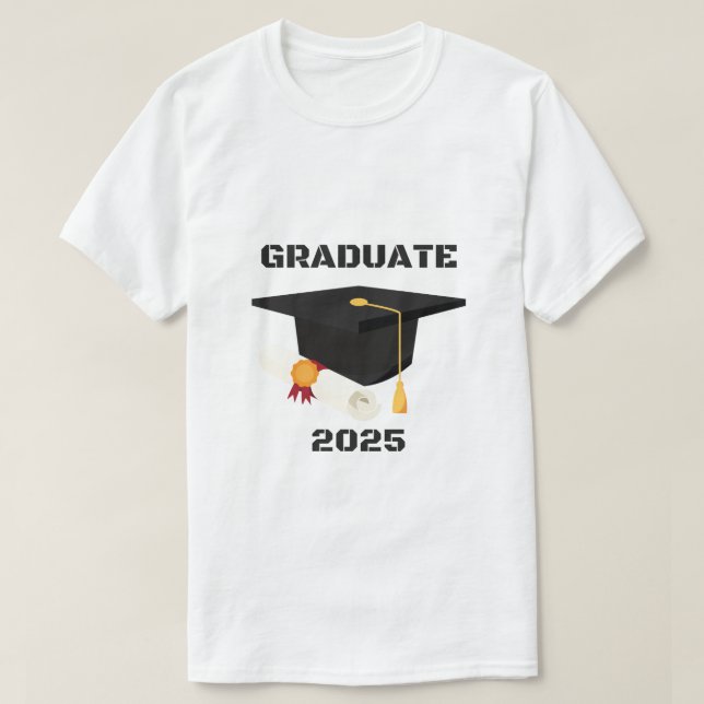 STUDENT 2025 ALLA åldrar, gender, storlekar, stila T Shirt (Design framsida)