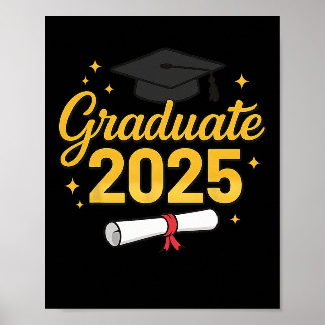 Student 2025 för CL av 2025 Studenten som matchar  Poster (Framsidan)