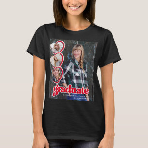 Student 2025 Fotohjärter T Shirt