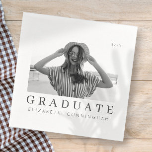 Student 20XX Modern Coola - enkelt, minimalistiskt Pappersservett