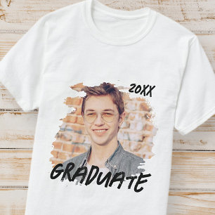 Student 20XX Modern Grunge Photo Studenten T Shirt