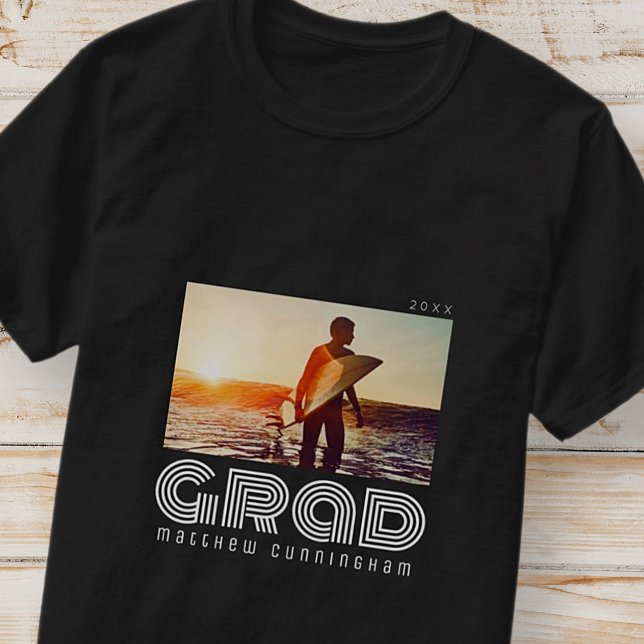 Student 20XX Retro-Coola - enkelt Grad-år T Shirt (Skapare uppladdad)