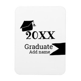 Student 20XX studenten, enkel, modern Magnet