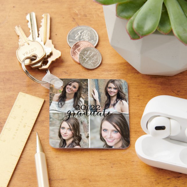 STUDENT 5 fotoplassårsskript Nyckelring (Skrivbord)