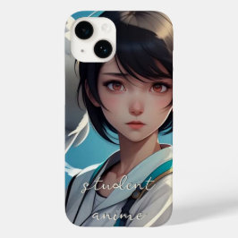Student Anime Monogrammed Fodral-Mate iphone case