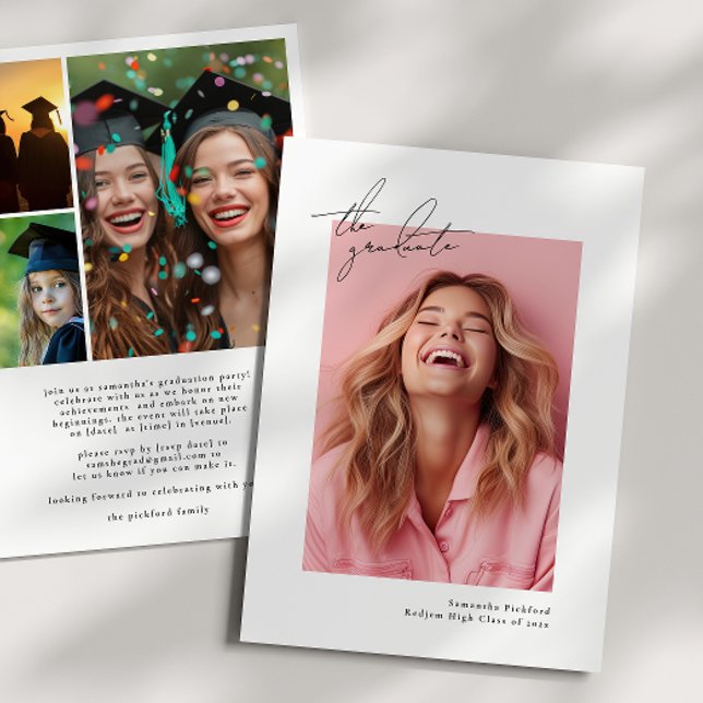 Student Anpassningsbar Multi Photo College 2025 Meddelande (Skapare uppladdad)